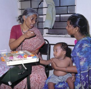 Patientengespräch in Vellore